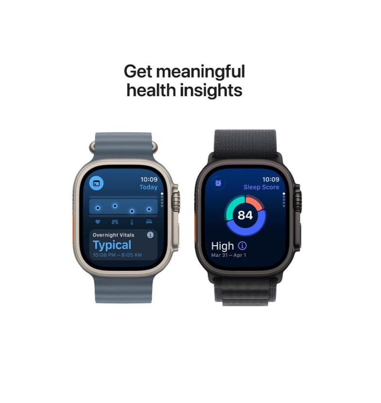 Смарт-часы Apple Watch Ultra 3 GPS + Cellular 49mm Black Tit. Case w. Black Ocean Band (MF0J4)