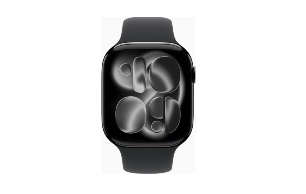 Смарт-часы Apple Watch Series 11 GPS 46mm Jet Black Alu. Case w. Black S. Band — M/L (MEUX4)