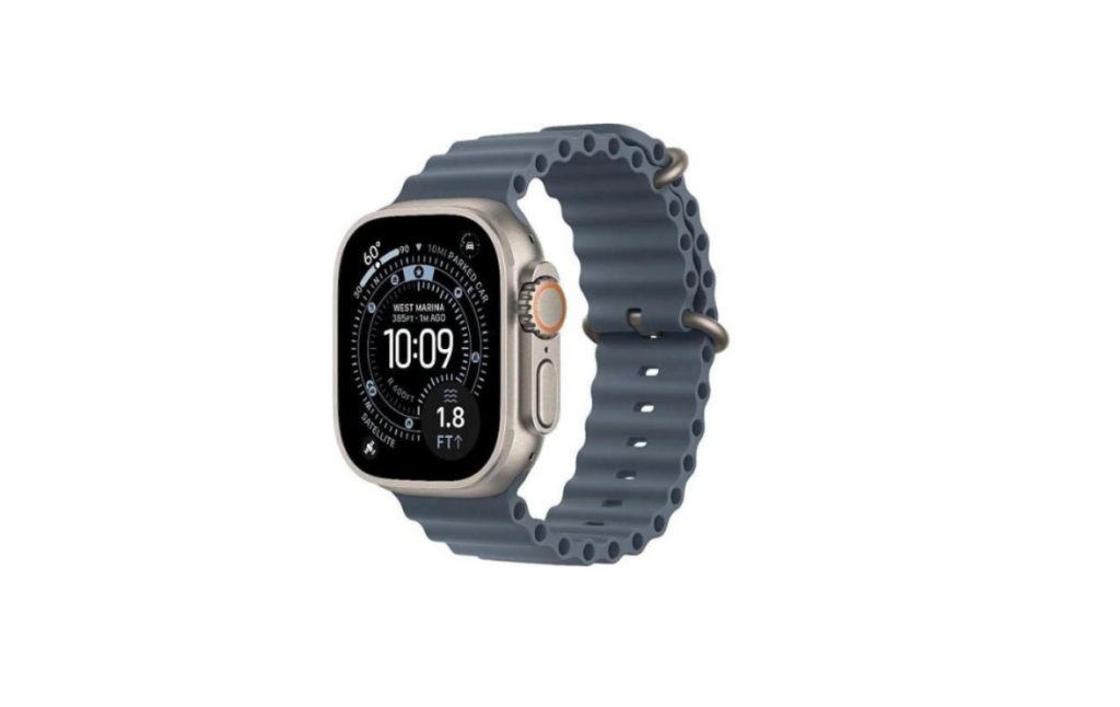 Смарт-часы Apple Watch Ultra 3 GPS + Cellular 49mm Natural Tit. Case w. Anchor Blue Ocean Band (MEWH4)