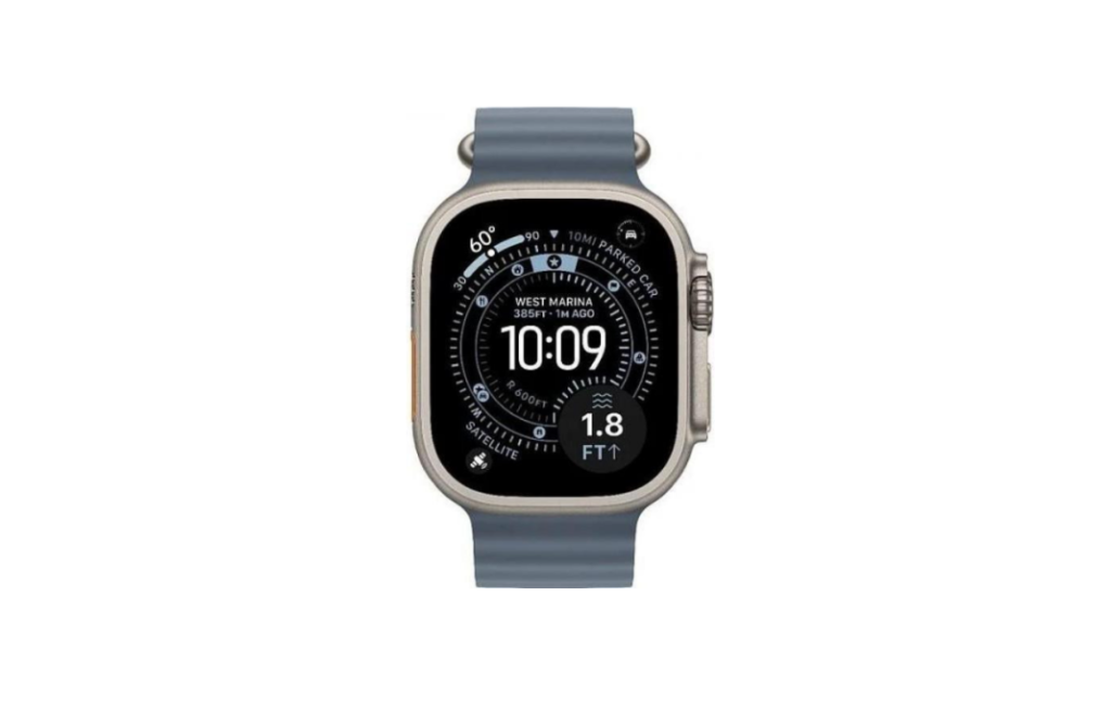 Смарт-часы Apple Watch Ultra 3 GPS + Cellular 49mm Natural Tit. Case w. Anchor Blue Ocean Band (MEWH4)