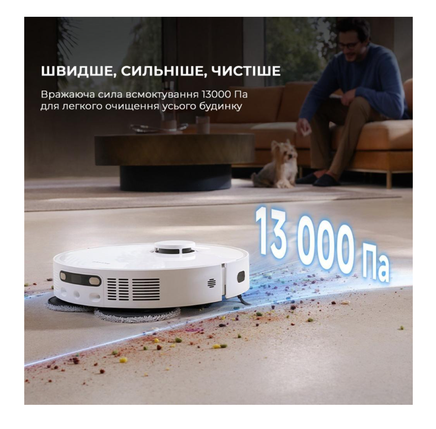 Робот-пылесос с влажной уборкой Dreame Bot D20 Ultra (RLD31SE)