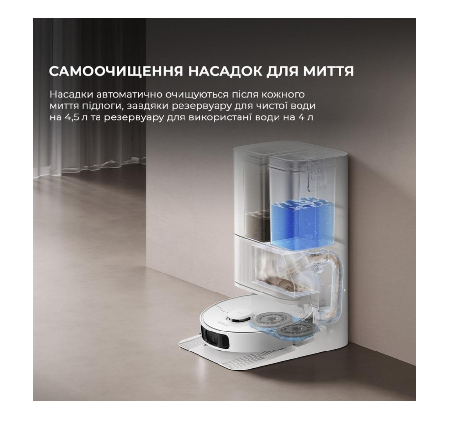 Робот-пылесос с влажной уборкой Dreame Bot D20 Ultra (RLD31SE)