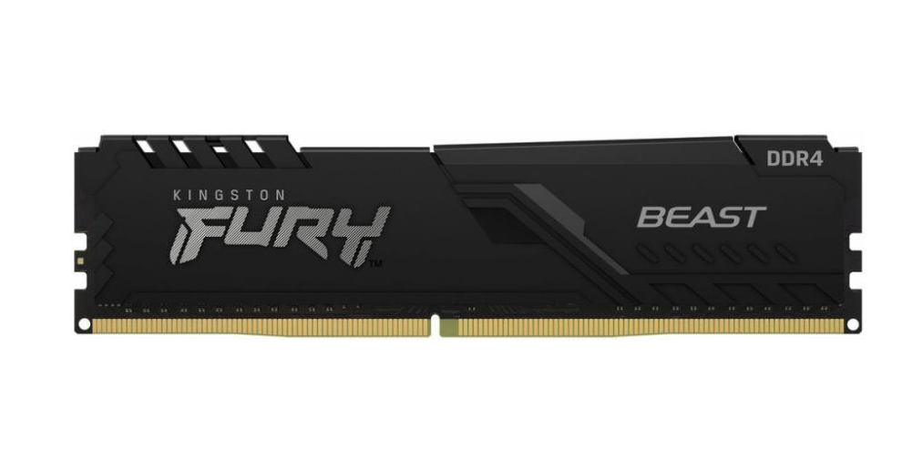 Память для настольных компьютеров Kingston FURY 32 GB (2x16GB) DDR4 3600 MHz Beast Black (KF436C18BBK2/32)