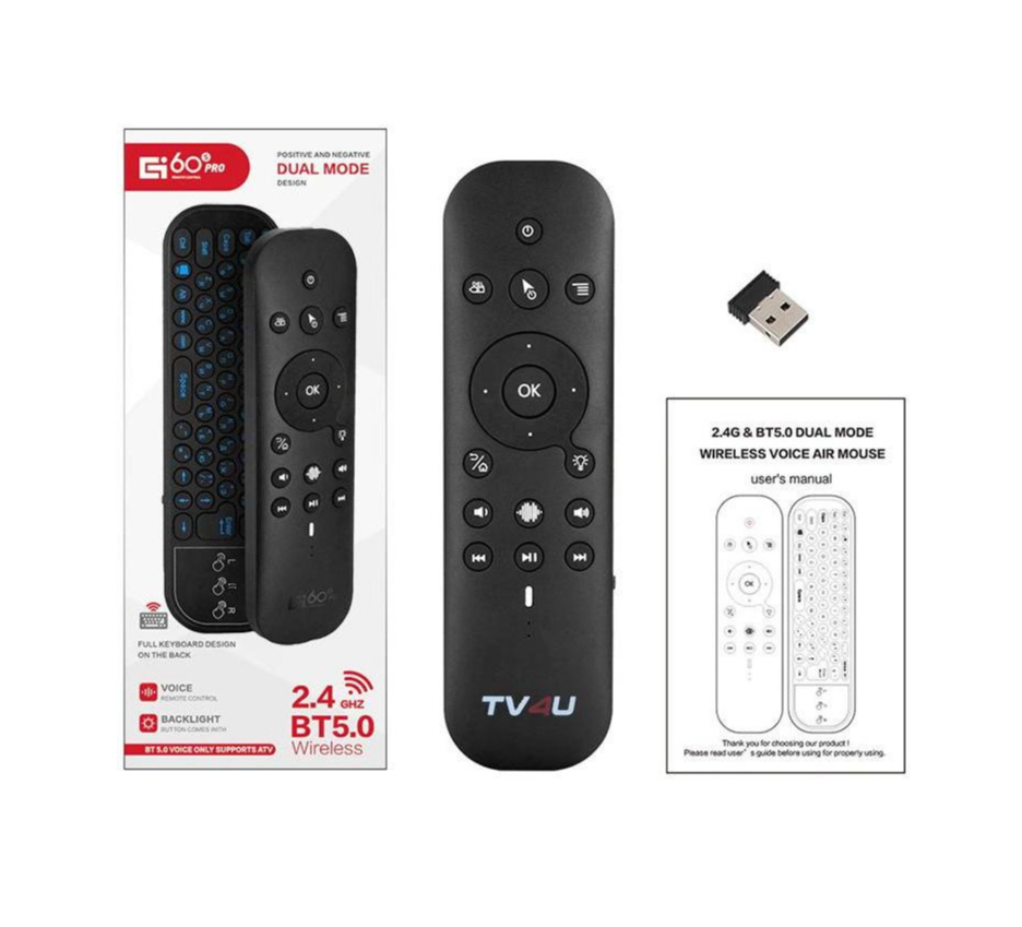 Универсальный пульт ДУ (аэропульт) TV4U G60s Pro
