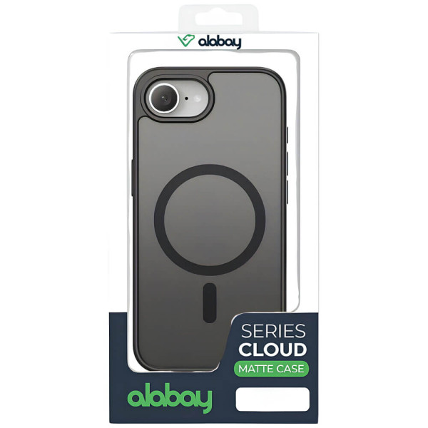 Чехол-накладка Alabay for iPhone 17e/16e Cloud Matte Series Black
