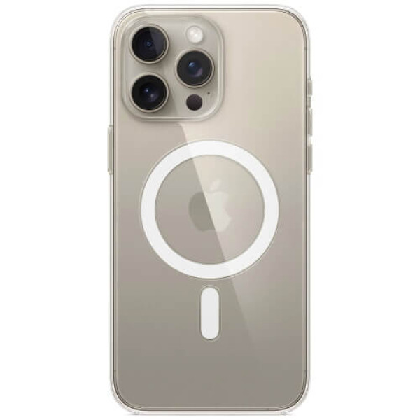 Чехол-накладка Apple iPhone 15 Pro Max Clear Case with MagSafe (MT233)