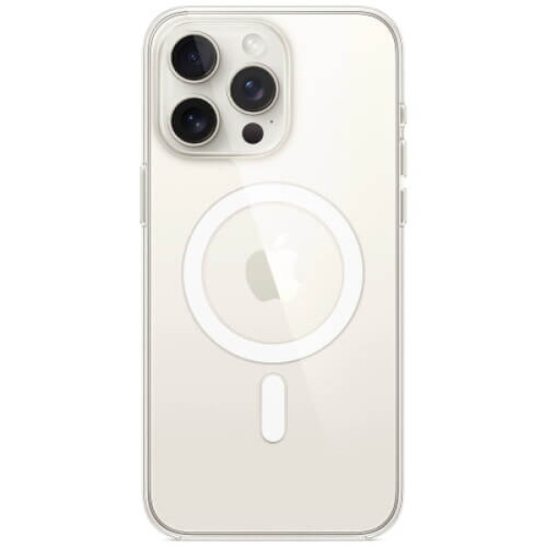 Чехол-накладка Apple iPhone 15 Pro Max Clear Case with MagSafe (MT233)
