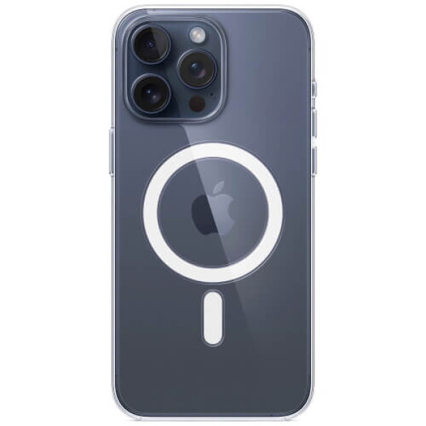 Чехол-накладка Apple iPhone 15 Pro Max Clear Case with MagSafe (MT233)