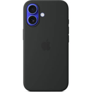 Чехол-накладка Apple iPhone 16 Silicone Case with MagSafe Black (MYY13)