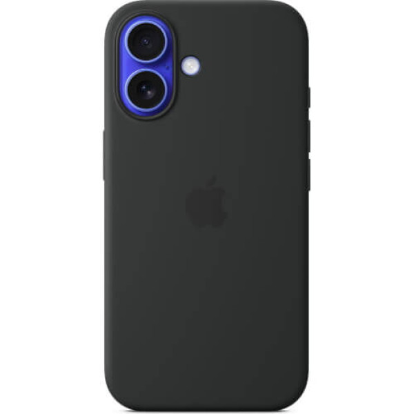 Чехол-накладка Apple iPhone 16 Silicone Case with MagSafe Black (MYY13)