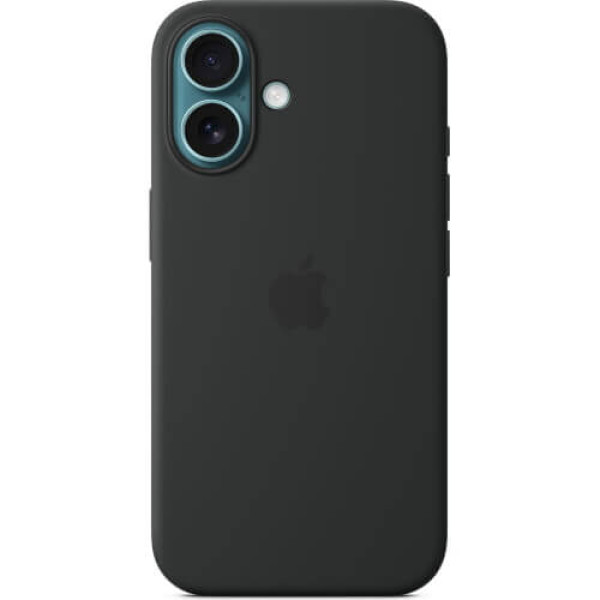 Чехол-накладка Apple iPhone 16 Silicone Case with MagSafe Black (MYY13)