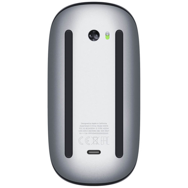 Apple Magic Mouse (USB‑C) Multi-Touch Surface Black 2024 (MXK63)