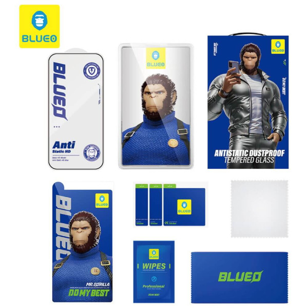Защитное стекло Blueo 2.5D Silk Full Cover HD Glass for iPhone 17 Pro Max/16 Pro Max (PBJ1-I17PM)