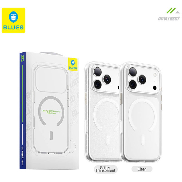 Чехол-накладка Blueo Crystal Drop PRO Case for iPhone 17 Pro with MagSafe Transparent (B41-I17PTR(M))
