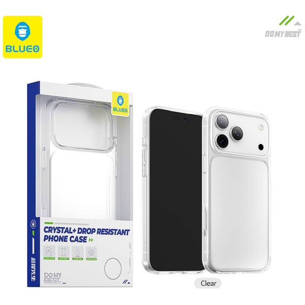 Чехол-накладка Blueo Crystal Drop Case for iPhone 17 Pro Transparent (B37-I17PTR)