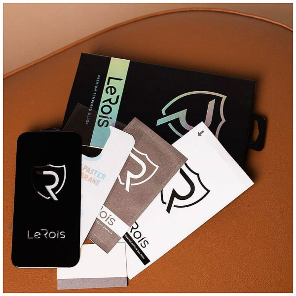 Защитное стекло LeRois for iPhone 17 3D (Black)