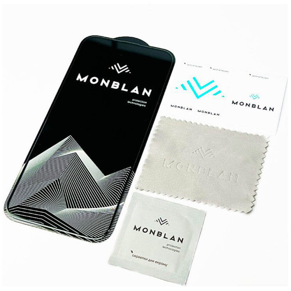 Защитное стекло Monblan for Samsung S25 Ultra 2.5D Anti Static 0.26mm (Black)