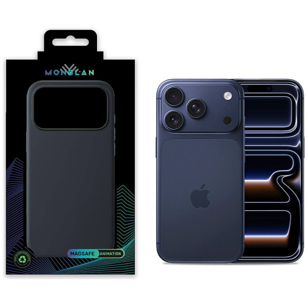 Чехол-накладка Monblan Magnetic Silicone MagSafe for iPhone 17 Pro Black