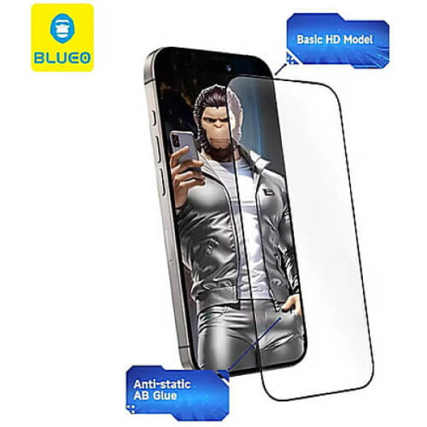 Защитное стекло Blueo 2.5D Silk Full Cover HD Glass for iPhone 16 Pro Max (PBJ1-I16PM)